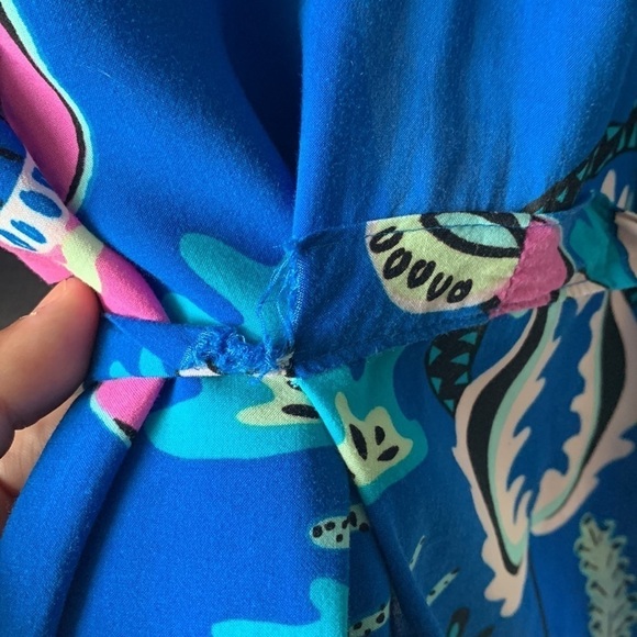 JOSIE NATORI Floral Kabuki Sleeve Coverup Robe - Picture 9 of 9